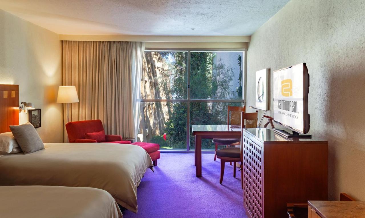 Hotel Camino Real Polanco Mexico Exteriér fotografie A room at the Hotel