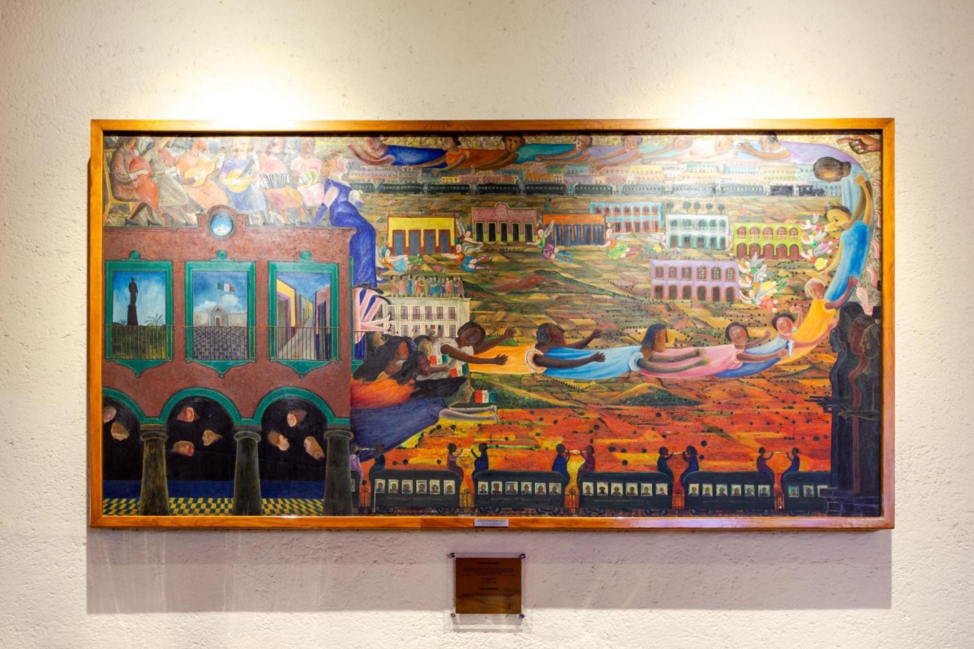 Hotel Camino Real Polanco Mexico Exteriér fotografie Mural by the artist at the University of the West Indies, Cave Hill Campus